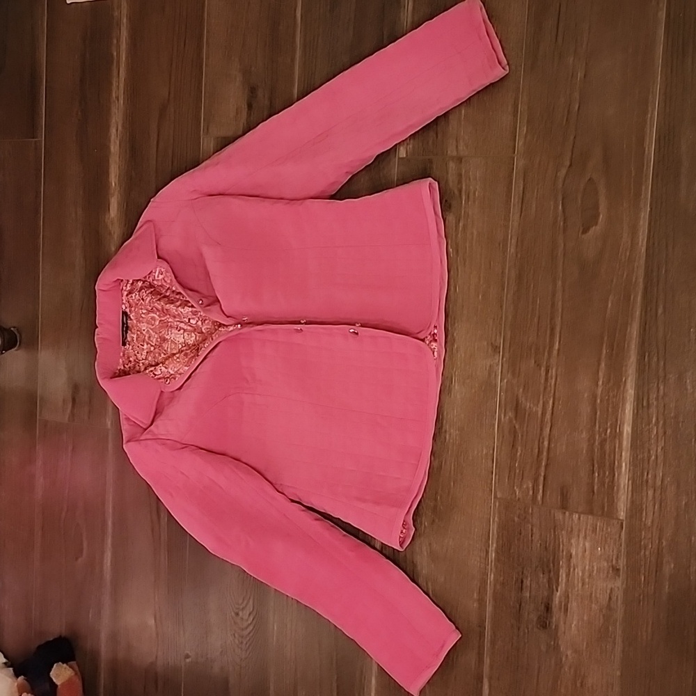 Briggs New York pink jacket